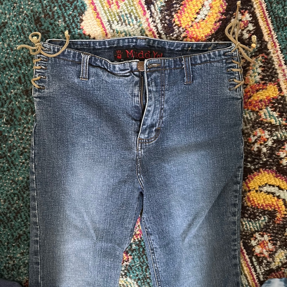 Vintage y2k Bratz mudd lace up side capris